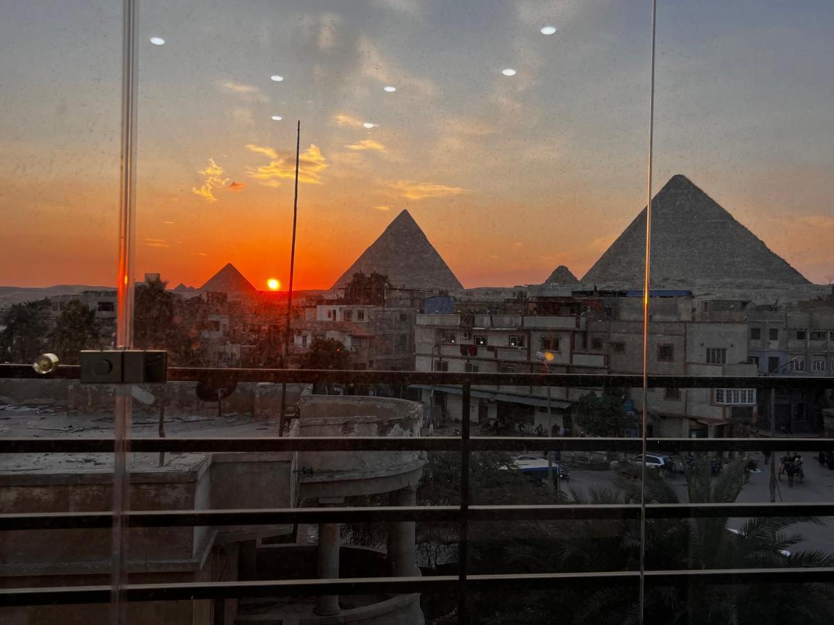 Kafret el-Gabal Imhotep Pyramids View Inn מראה חיצוני תמונה