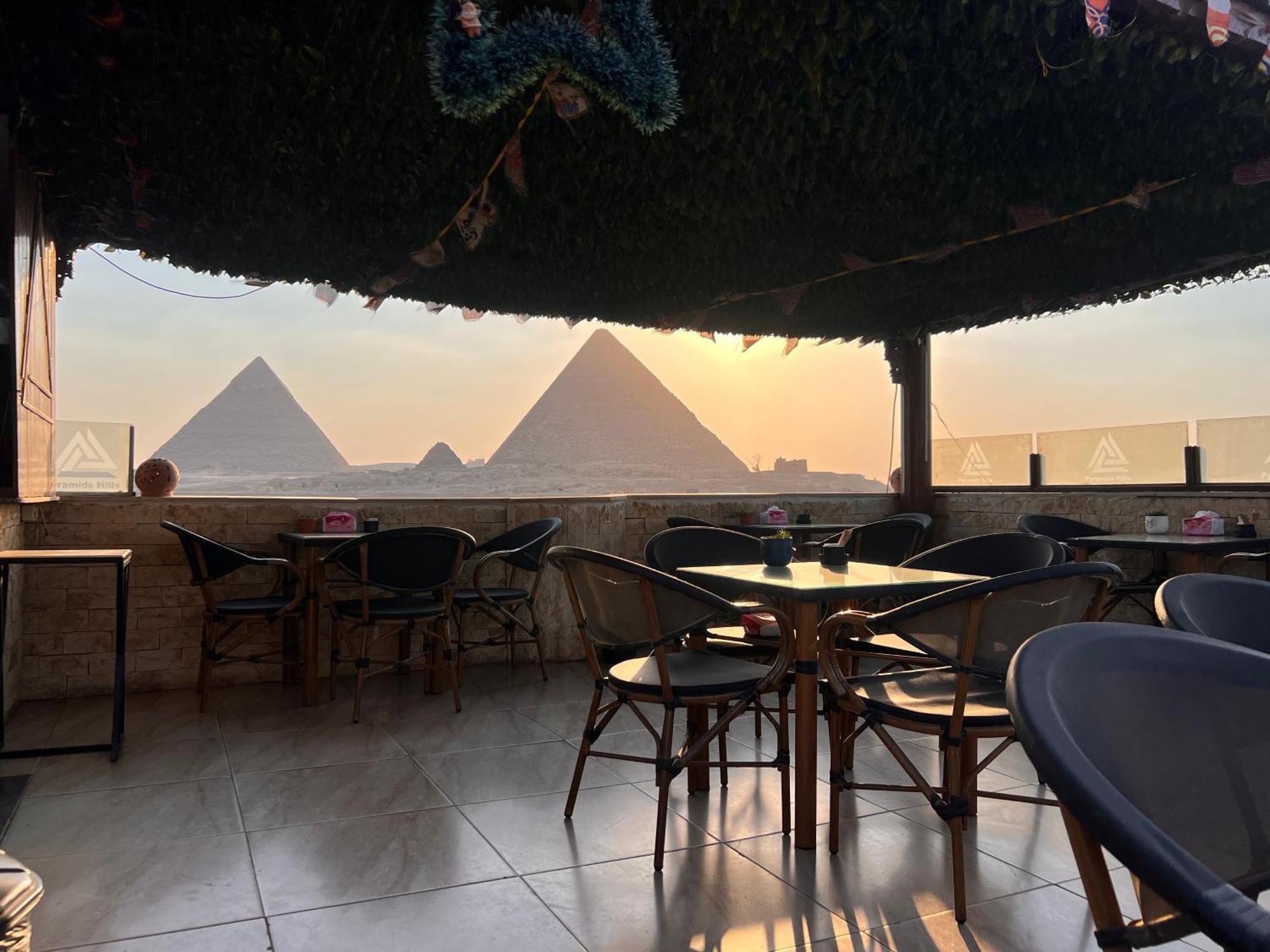 Kafret el-Gabal Imhotep Pyramids View Inn מראה חיצוני תמונה